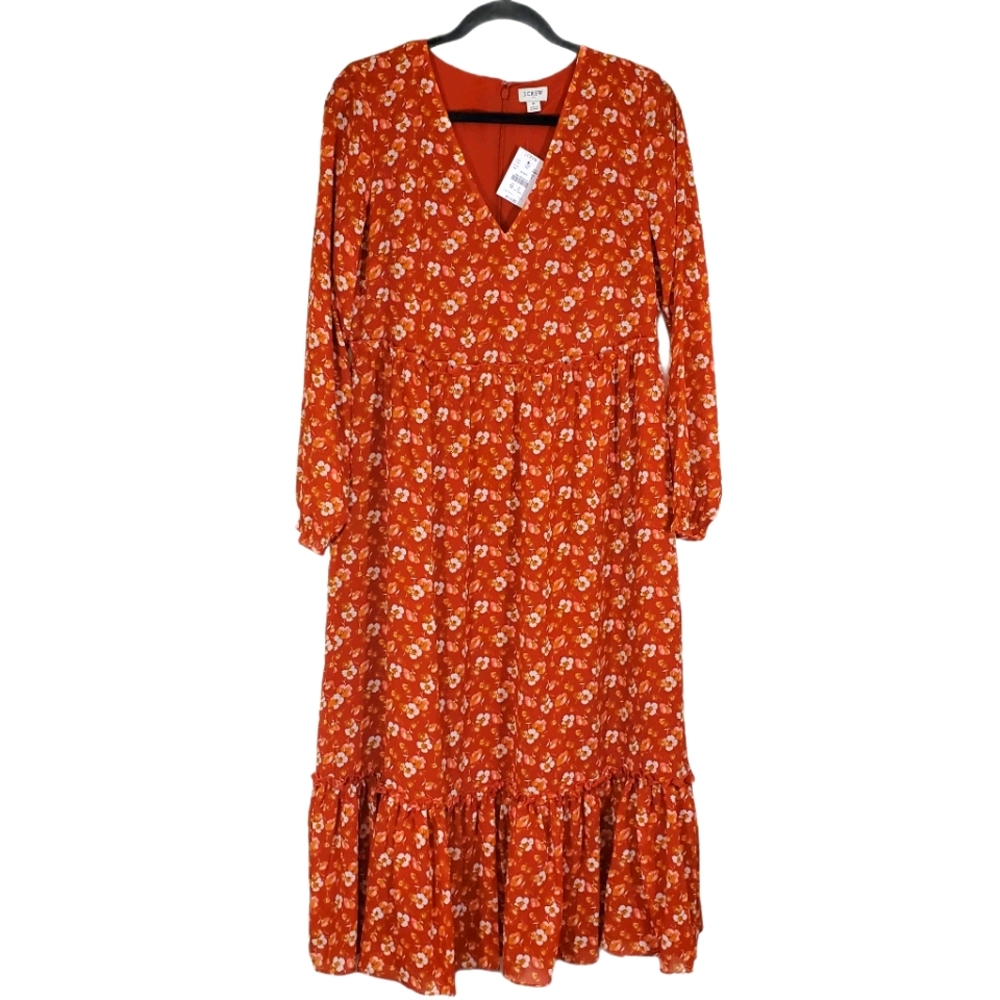 J. Crew boho midi dress
